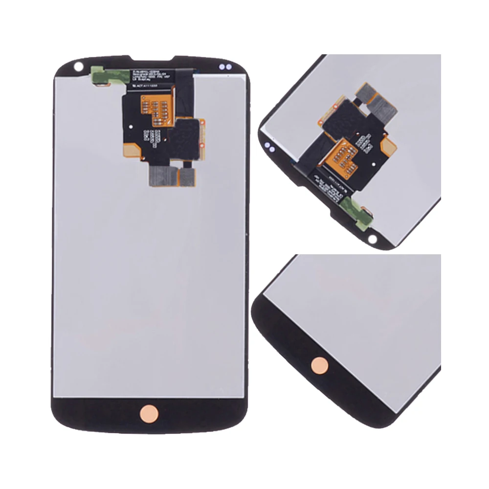 Оригинальный сенсорный ЖК-экран для LG Google Nexus 4 E960 дигитайзер в сборе дисплей с