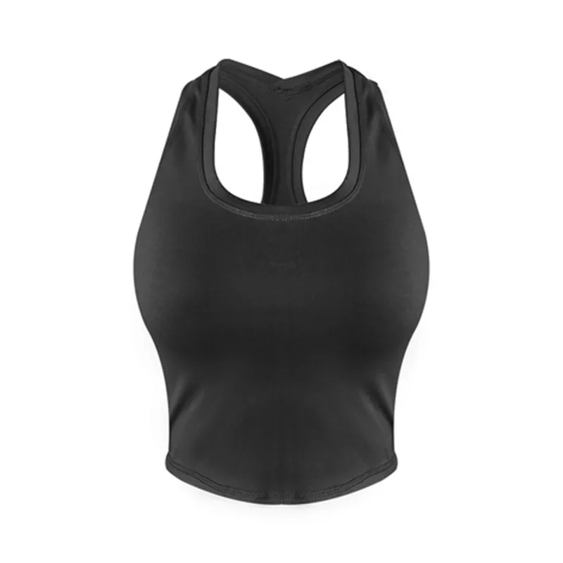 

Cretkoav Sport Vest Women Running Fitness t Shirts Sexy Crop Top Workout Fast Smoking Yoga Tank Top Elastic Straight Gym