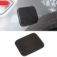 car carbon fiber abs gas fuel tank cap trim decoration cover trim stickers for nissan x trail 2014 2018 car styling