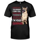 Хлопковая футболка CLOOCL для немецкой овчарки, футболки с принтом собаки, забавные хлопковые футболки унисекс с коротким рукавом для мужчин и женщин, Прямая поставка
