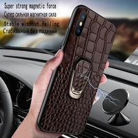 ikole genuine leather case for iphone 11 pro max 11pro se 2020 case luxury alligator phone cover for iphone 7 8 plus x xr xs max
