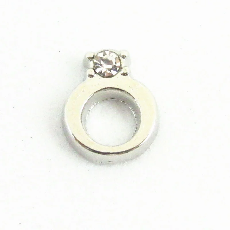 Розочка с бриллиантами для серебряного и золотого кольца подходит для создания украшений Живая Память.