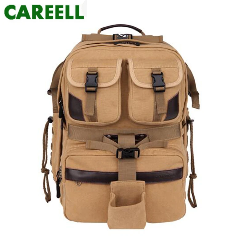 

Сумка для фотоаппарата CAREELL C007, универсальный вместительный дорожный рюкзак для камеры Canon/Nikon