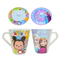 disney creative melamine handle cup drop and heat resistant children cartoon mouthwash cup cute gift tea cup