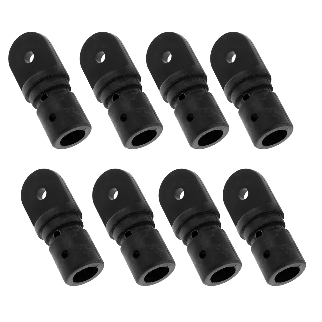 

8 Packs Marine Boat Bimini Top Fitting 22mm Internal Insert Tube Eye End Cap
