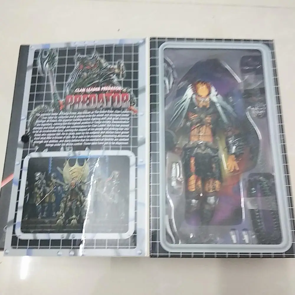 NECA Predator Kenner Leader Clan Chief 18 см фигурка Коллекционная игрушка Подарки