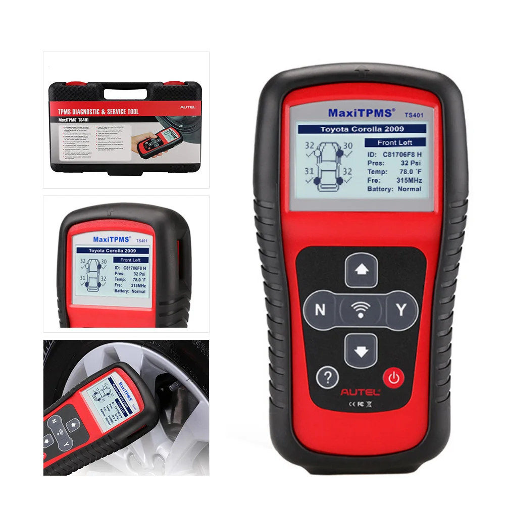 AUTEL MaxiTPMS TS401 TPMS диагностический инструмент Программирование давления в шинах MX