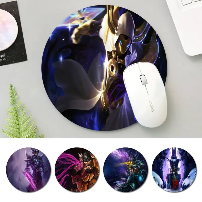 

Elegant LOL Kassadin Mouse Pad Round Size Rubber Mouse Pad Gaming Player Desktop Pad Computer Laptop Mouse Pad