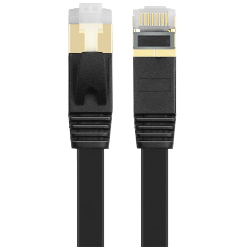 CAT7 Ethernet кабель RJ45 10 ГБ быстрый экранированный SSTP сетевой плоский LAN патч корд Cat7