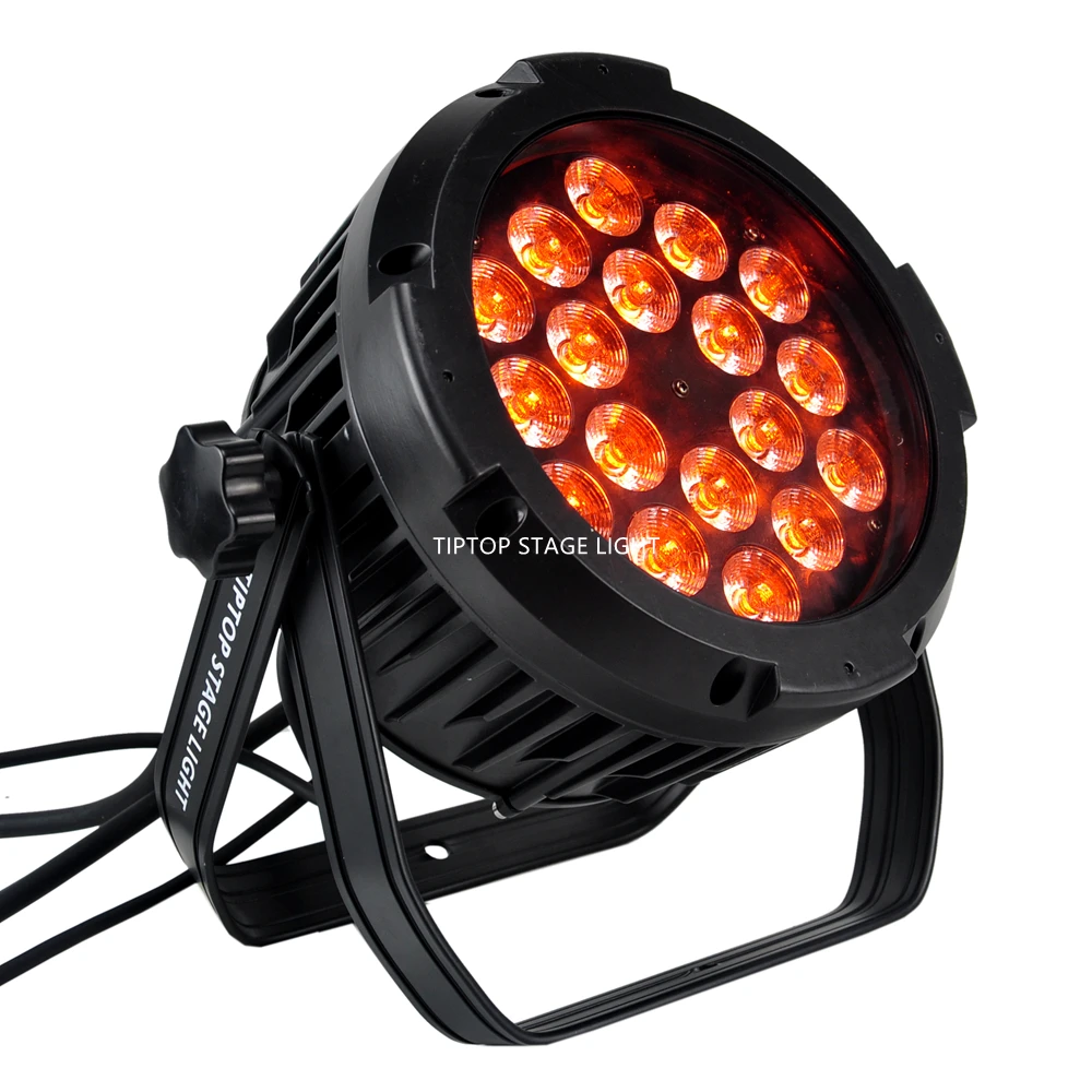 Wholesales Price 12 Pack RGBWAP Par Up Lighting 18X18W Slim LED Light DJ DMX Color Mixing 6/10CH Can Background Stage Bar | Лампы и