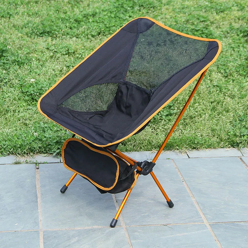 Online Ay Sandalye Açık Katlanır Plaj Sandalyesi Taşınabilir Ultra Hafif Havacılık Alüminyum Boru Tembel Balıkçılık Sandalye