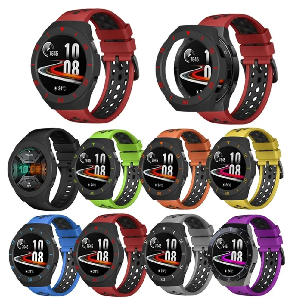 

Colorful Protective Case- Cover for Hua-wei GT2e GT2 e Sport Case- Protector For Huawei GT 2e Smart Watch Accessories