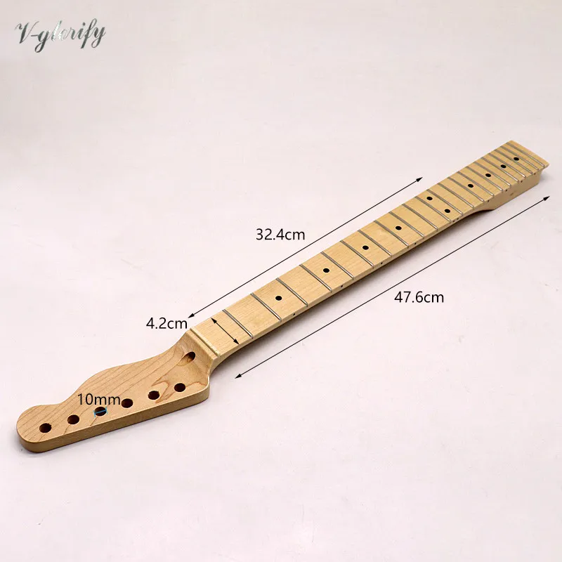hochglanz elektrische gitarre neck tele neck natürliche farbe tl gitarre neck kanada ahorn holz tl hals für elektrische gitarre free global