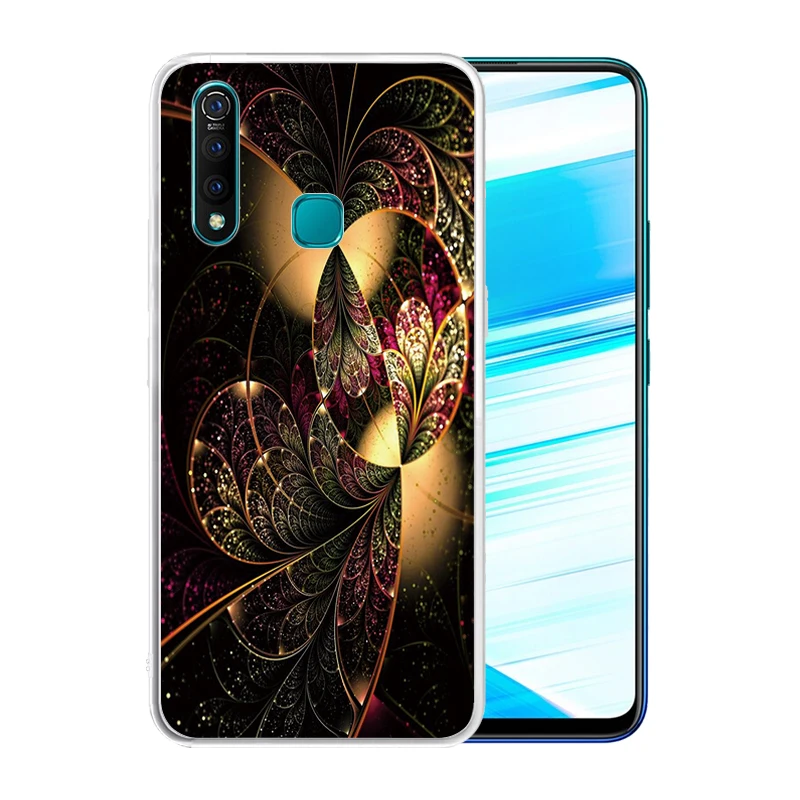 ДЛЯ VIVO Z5X Z5 Z3 Z3i Z1 Z1i iQoo Pro NEO Мягкие силиконовые прозрачные ТПУ чехол фантазия ретро