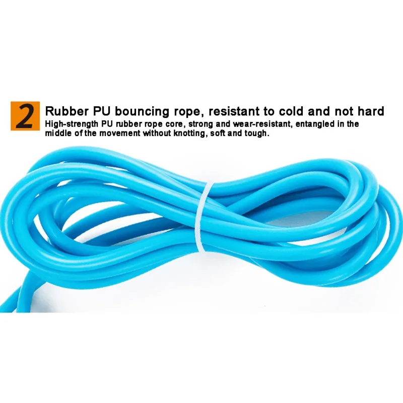 

PVC High Quality Jump Ropes Sponge Sleeve Handle Skipping Rope Sports Hot C