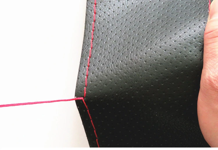 new 36 38 40cm genuine leather auto car steering wheel cover soft anti slip car steering cover 4 colors for choose free global shipping