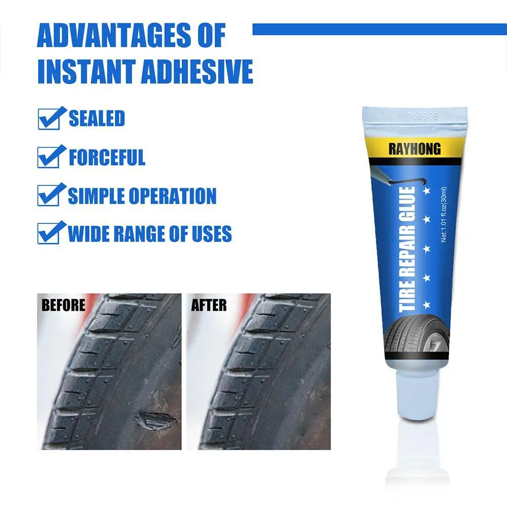 Car Tire Rubber Repair Strong Glue Special Side Hard Damage Crack Filling Adhesive | Автомобили и мотоциклы