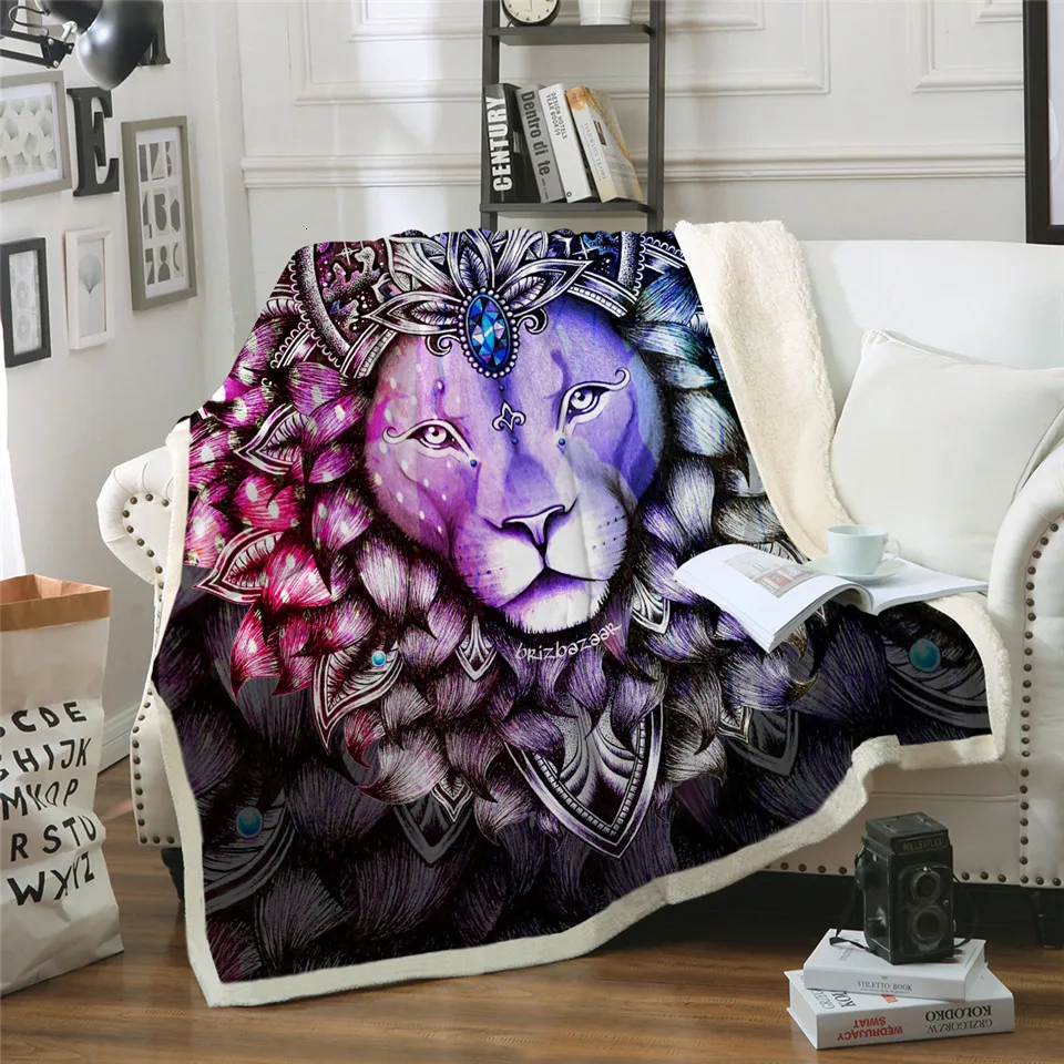 Trippy Alien by Brizbazaar Sherpa Blanket Watercolor Throw Blanket The Third Eye Custom Blanket Mandala Saucerman Mantas De Cama