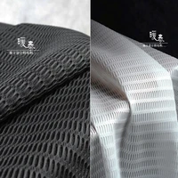 oval hollow out mesh fabric black white air layer diy modeling design patches decor skirt dress clothes designer fabric