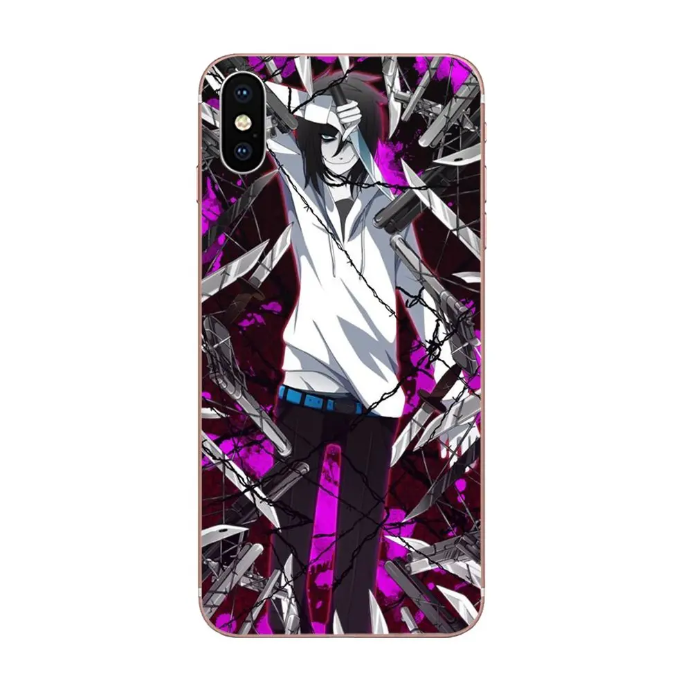 Thin TPU Cell For Galaxy Grand A3 A5 A7 A8 A9 A9S On5 On7 Plus Pro Star 2015 2016 2017 2018 Popular Anime Jeff The Killer Girl | Мобильные