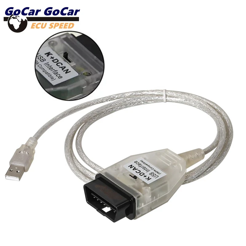 Для BMW INPA K DCAN + CAN FTDI OBD2 USB диагностический интерфейс для серии полный чип EDIABAS ISTA
