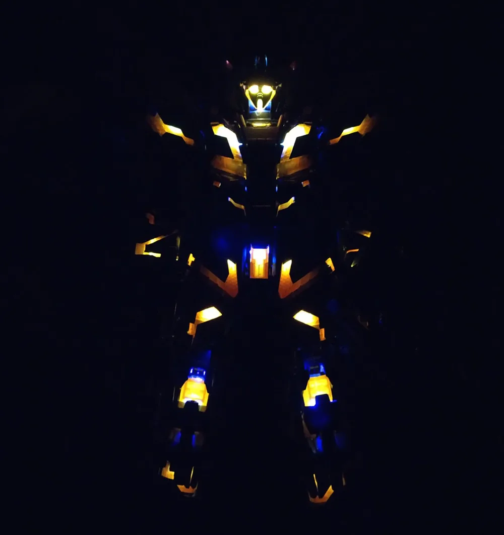Светодиодный блок с дистанционным управлением DB BGM для Bandai PG 1/60 RX-0 UNICORN BANSHEE PHENEX