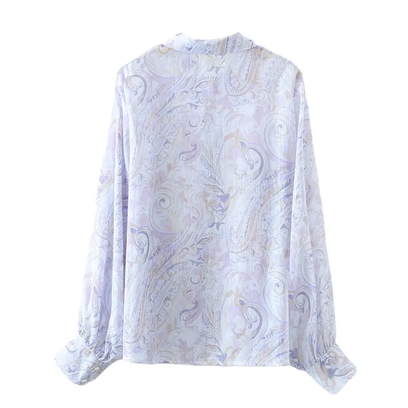 

Women Blouse Lantern Sleeve Chiffon Shirt Tops Female Blouses Summer Sunscreen
