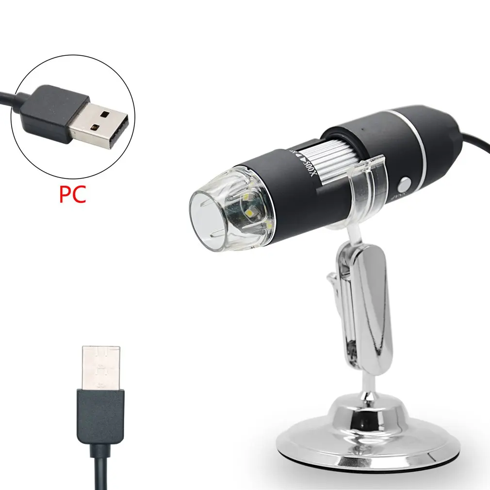 Хит 1000X300000 пикселей 8 светодиодный электронный Микроскоп Цифровой Usb