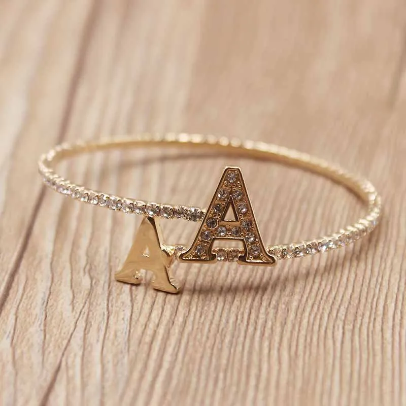 Новое поступление простые нежные браслеты золото/розовое золото/серебро браслет