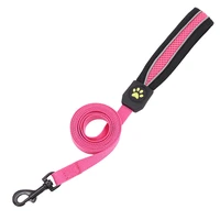 1 5m reflective dog leash cheap nylon webbing alloy hook mesh padded handle leash for small medium dogs pet supplies accessories