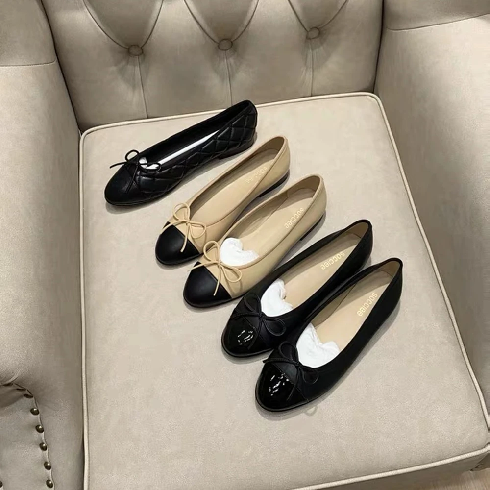 

Высококачественная кожаная обувь, модная Брендовая женская обувь с круглым носком, женская обувь, размеры 34-43