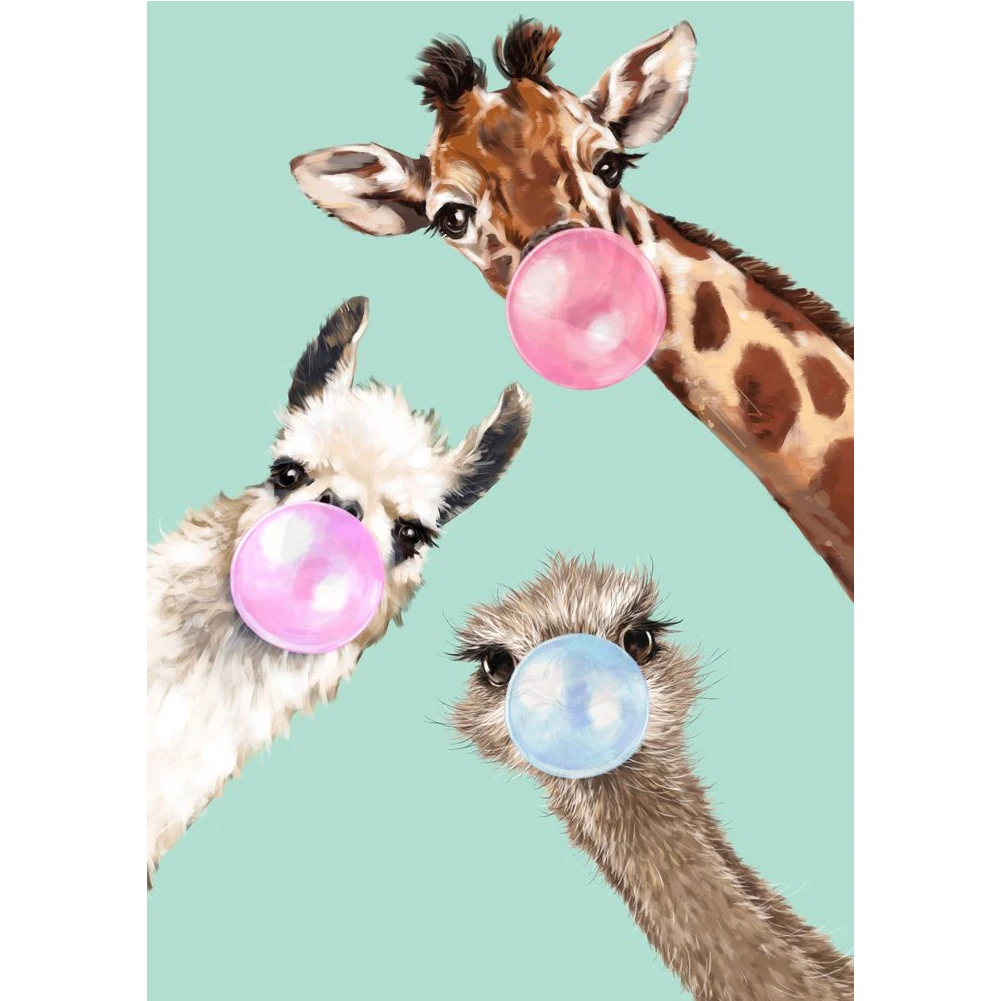 

Full round Diamond 5D DIY Diamond Painting giraffe 3D Embroidery Cross Stitch Rhinestone Painting animal Decor