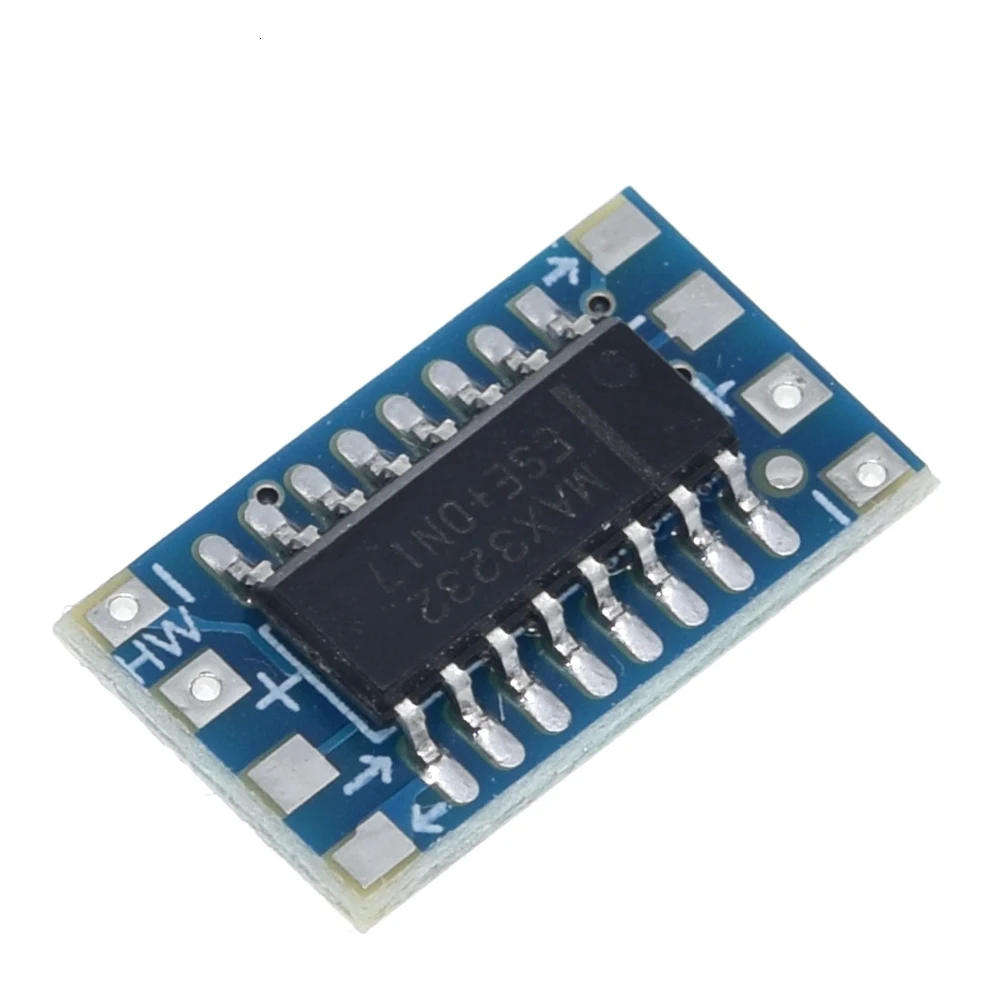 TZT 10 шт./лот мини RS232 MAX3232 уровней к ttl уровень Конвертер доска последовательный конвертер доска дропшиппинг