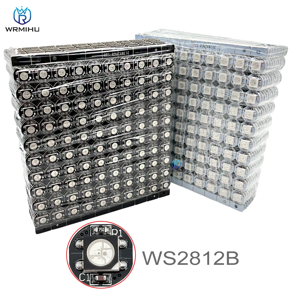 50 ~ 1000 шт. DC5V WS2812B SMD5050 WS2811 IC встроенный RGB/RGBW/RGGWW/RGBNW индивидуально адресуемый