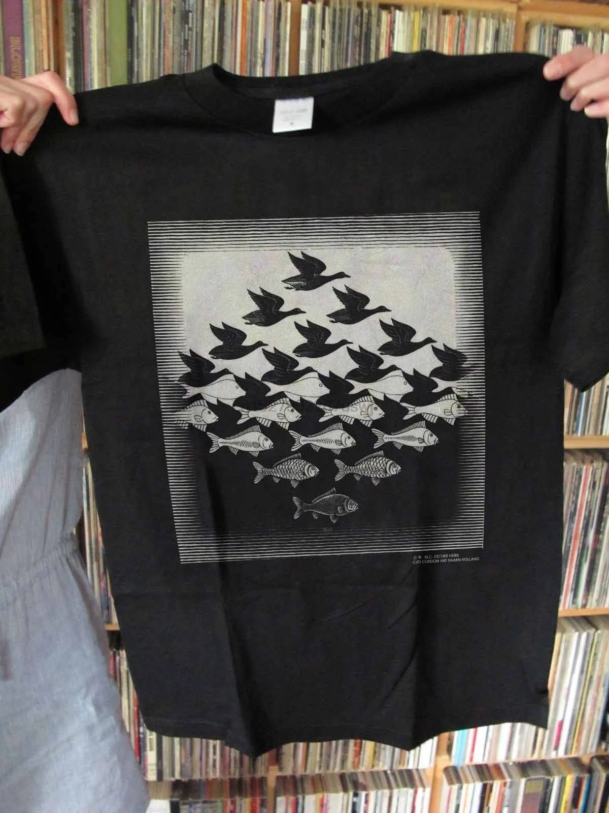 Новый Винтажный M.C. Футболка мужская с принтом воды и птиц в стиле хип-хоп |