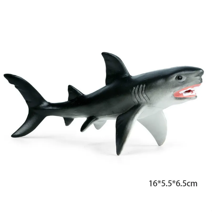 Little Shark B Морская модель животного; изображение морской жизни, фигурка акулы, развивающие животные океана, игрушка для детей, Декор, подарок - Цвет: Little Shark B