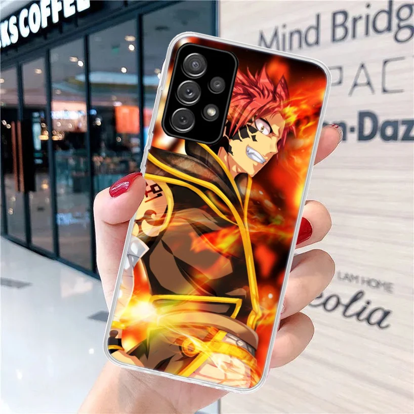 Чехол Феи хвост аниме для Samsung Galaxy A52 A53 A12 A13 A22 A23 A32 A33 чехол телефона A72 A73 A02S A03S A42 5G