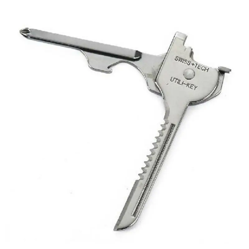 6 в 1 многофункциональный ключ-нож Ulti карманный нож комплект брелков инструмент для выживания edc Мини тактическое назначение отвертка
