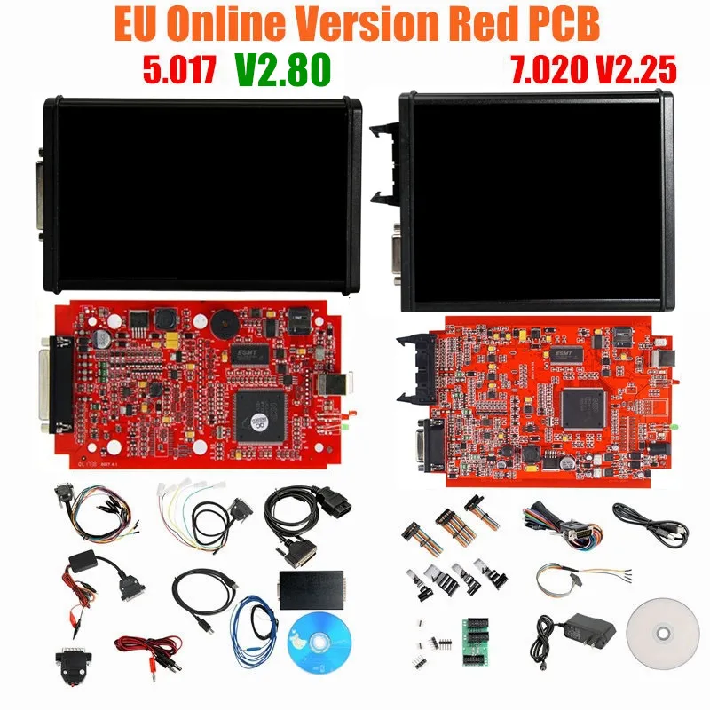 

K-Suite KESS V2.80 EU V2 V5.017 V2.53 KTAG 4LED V7.020 V2.25 Red PCB Online без маркера OBD2 ECU Программатор с фильтром Murata