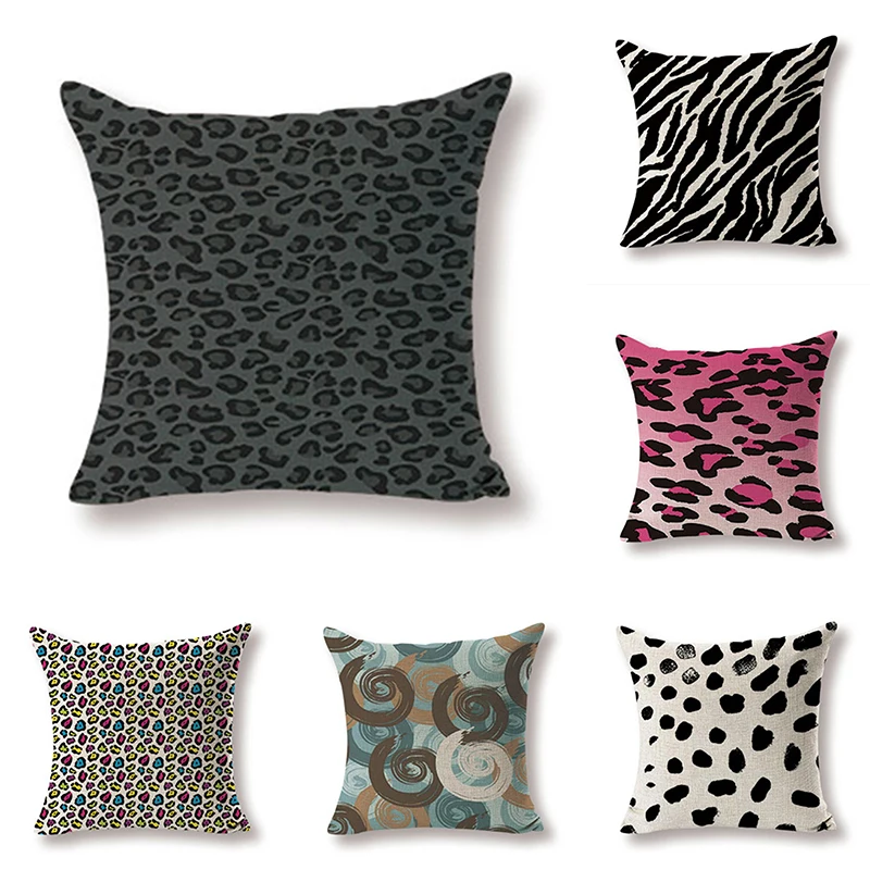 Большая хлопковая льняная декоративная подушка для дома в фермерском стиле с