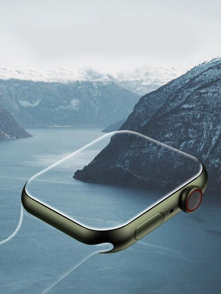 Мягкая Гидрогелевая защитная пленка на весь экран для Apple Watch 7 6 SE 5 40 мм 44 45 не