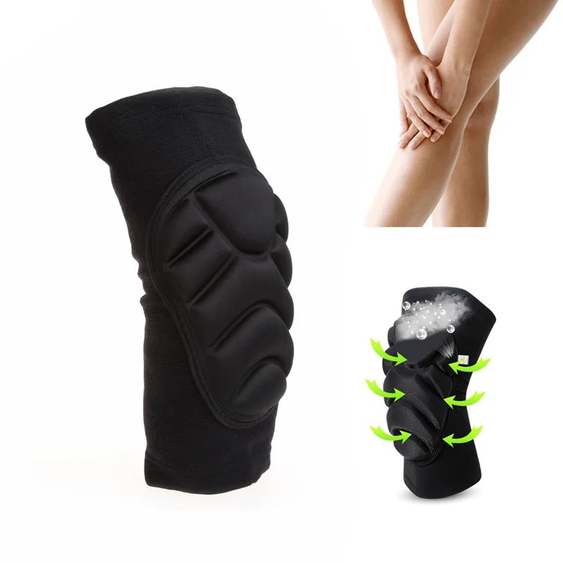 

Новинка 2021, спортивный бандаж для поддержки коленной чашечки ног, защитная накладка, защитный рукав, черный