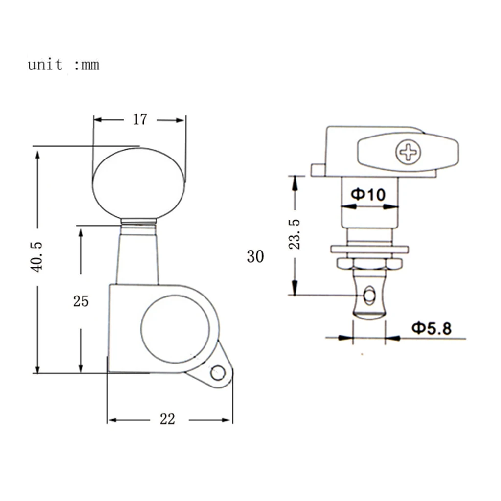 6 stücke ankle schlüssel tuning kopf peg mechanische 6r retro zink legierung für elektrische akustische gitarre gold free global shippi