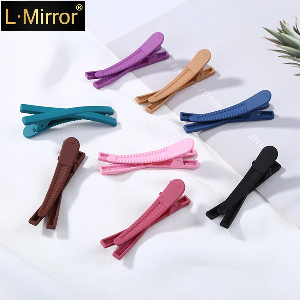 

L.Mirror 1Pcs Hair Clips Professional Hairstyling Tool Great for Bangs Fine and Thick Friendly Makeup Application