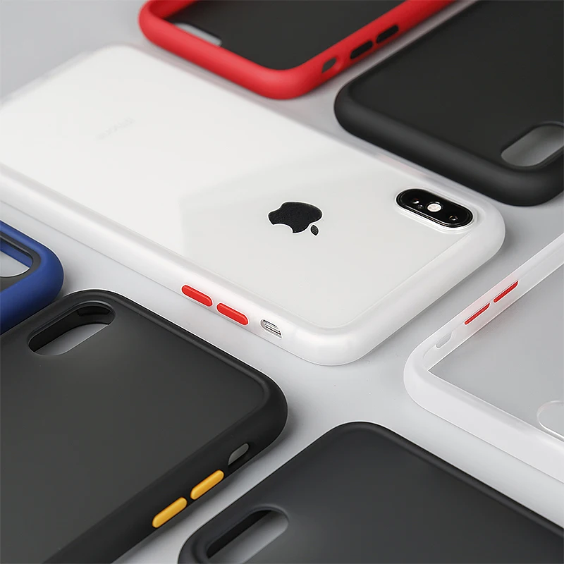 Transparent Shockproof Phone Case for Apple iPhone 11 PRO 11PRO XS Max XR 6s 7 8 Plus 7Plus 8Plus Silicone Cover Coque Funda | Мобильные