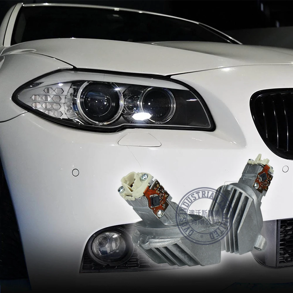 1 шт. Стайлинг автомобиля светодиодные фары дальнего света Angel Eye DRL для BMW 5 серии F10
