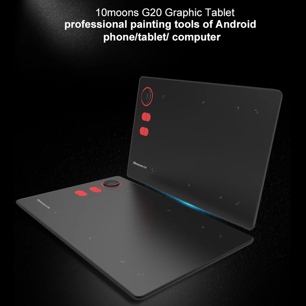 

G20 Digital Drawing Tablet Set Professional Graphic Tablet with No need charge Pen Support for Windows IOS Android System Phone