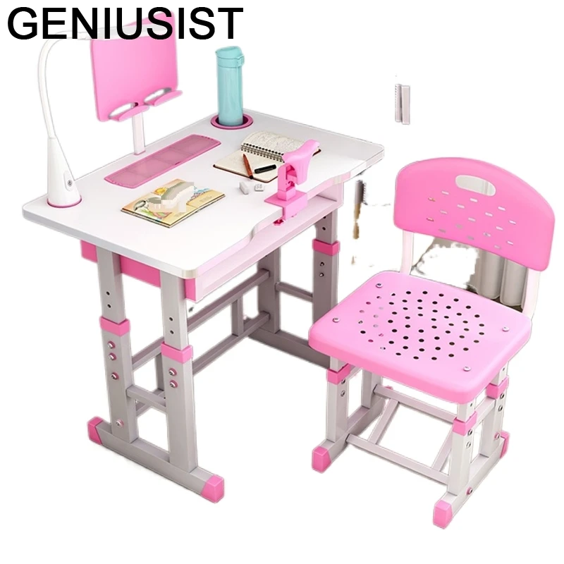 

Tavolo Per Bambini Pupitre Infantil Kindertisch Toddler Baby and Chair Adjustable Bureau Enfant Kinder Study Kids Table