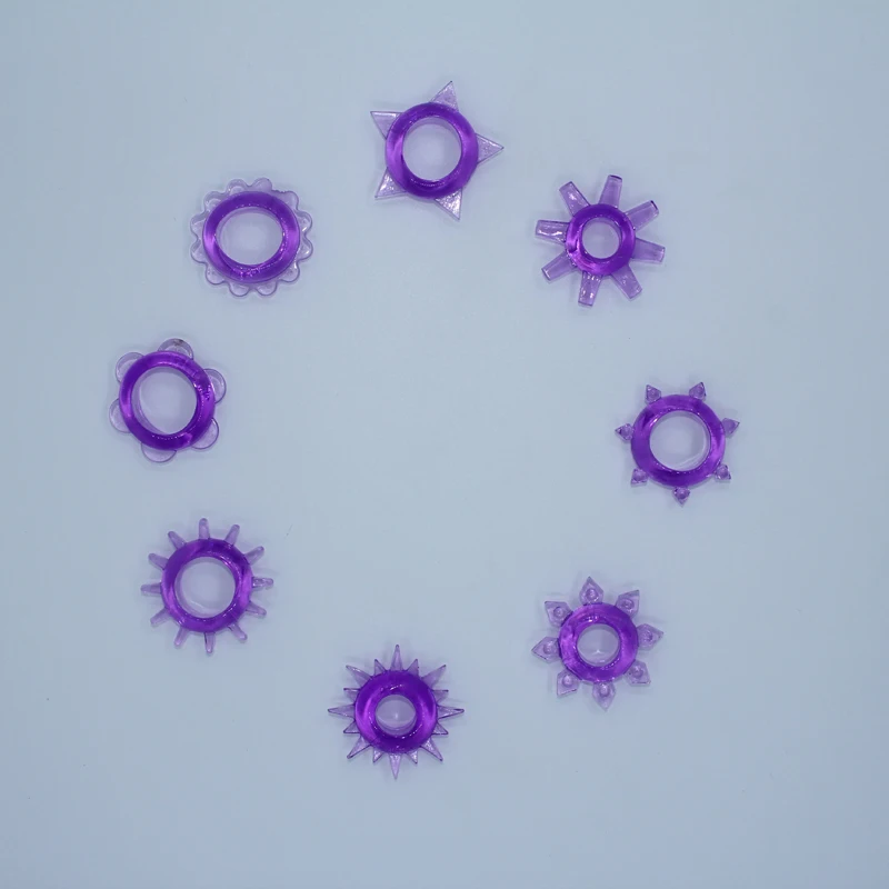 Увеличенное и увеличенное кольцо для пениса силиконовое случайного цвета новые