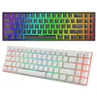 Беспроводная игровая механическая клавиатура RK71 с RGB подсветкой и Bluetooth 71 клавишами для ПК